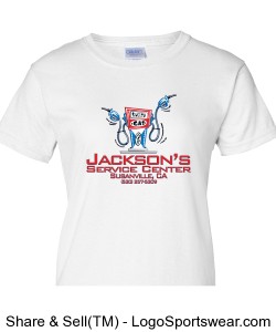 Jackson's Large Logo Ladies T-shirt Design Zoom