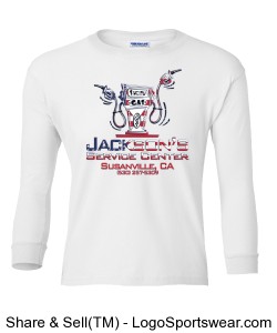 Jackson's 'Merica YOUTH HeavyWT LS Tshirt Design Zoom