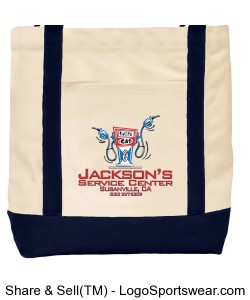 Jackson's Large Logo Ensigns Boat Bag Design Zoom