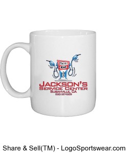 Jackson's Large Logo Coffee Cup Design Zoom