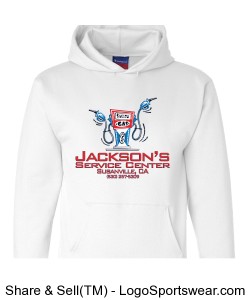 Jackson's Large Logo Adult HeavyWT Hoodie Design Zoom